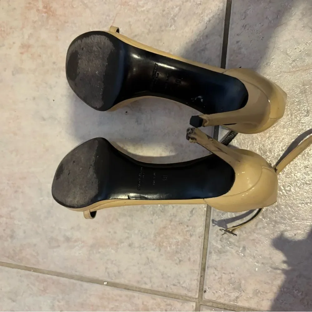 St laurent ajane 110 ankle strap heels ysl Jeffrey Atlanta shoes open toe sandal - Picture 6 of 8